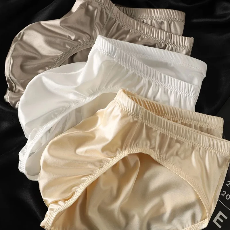 Boxer Shorts Modal - 4X Męska Seksowna Błyszcząca Bielizna z
