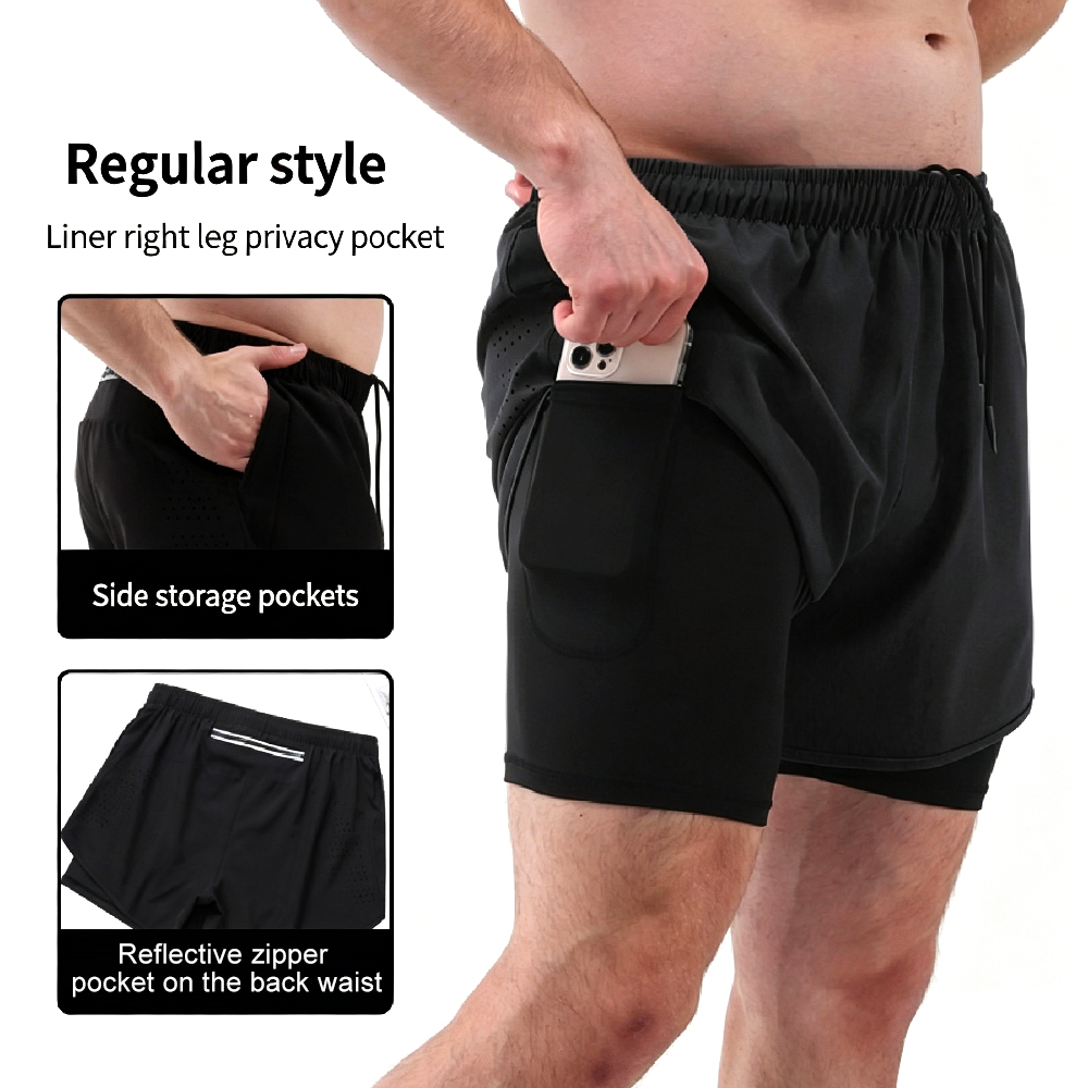 Szorty do biegania 2w1 z wysok – Compression Shorts Athletes recenzja i cena